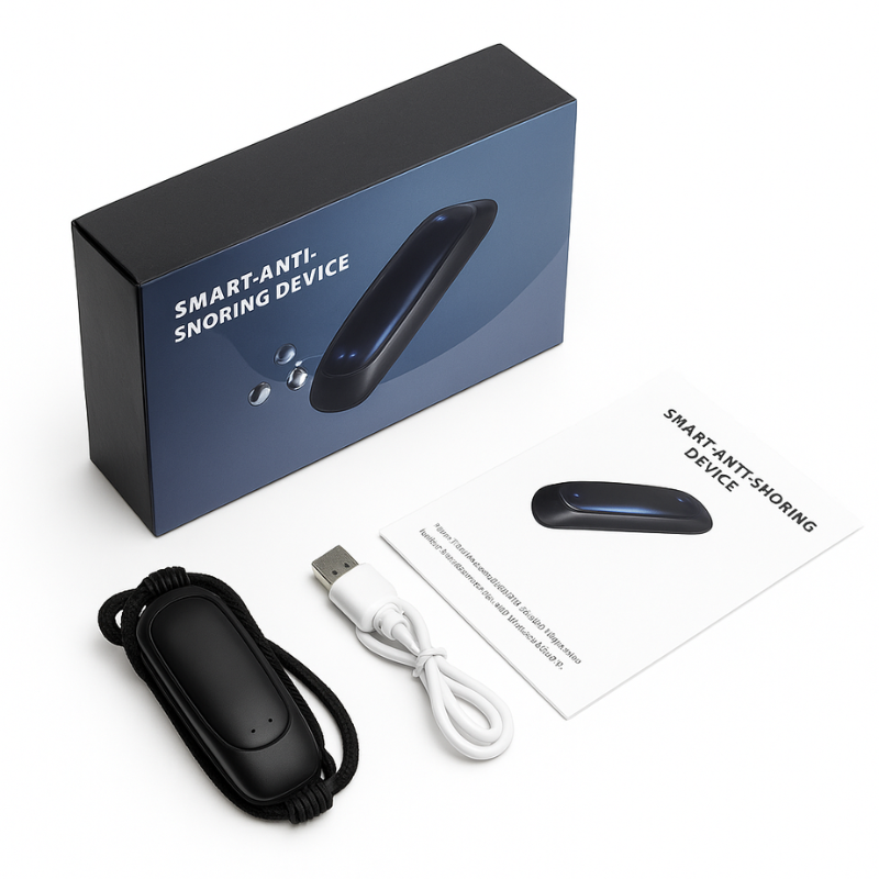 Smart EMS Anti-Snoring Device – USB Sleep Aid