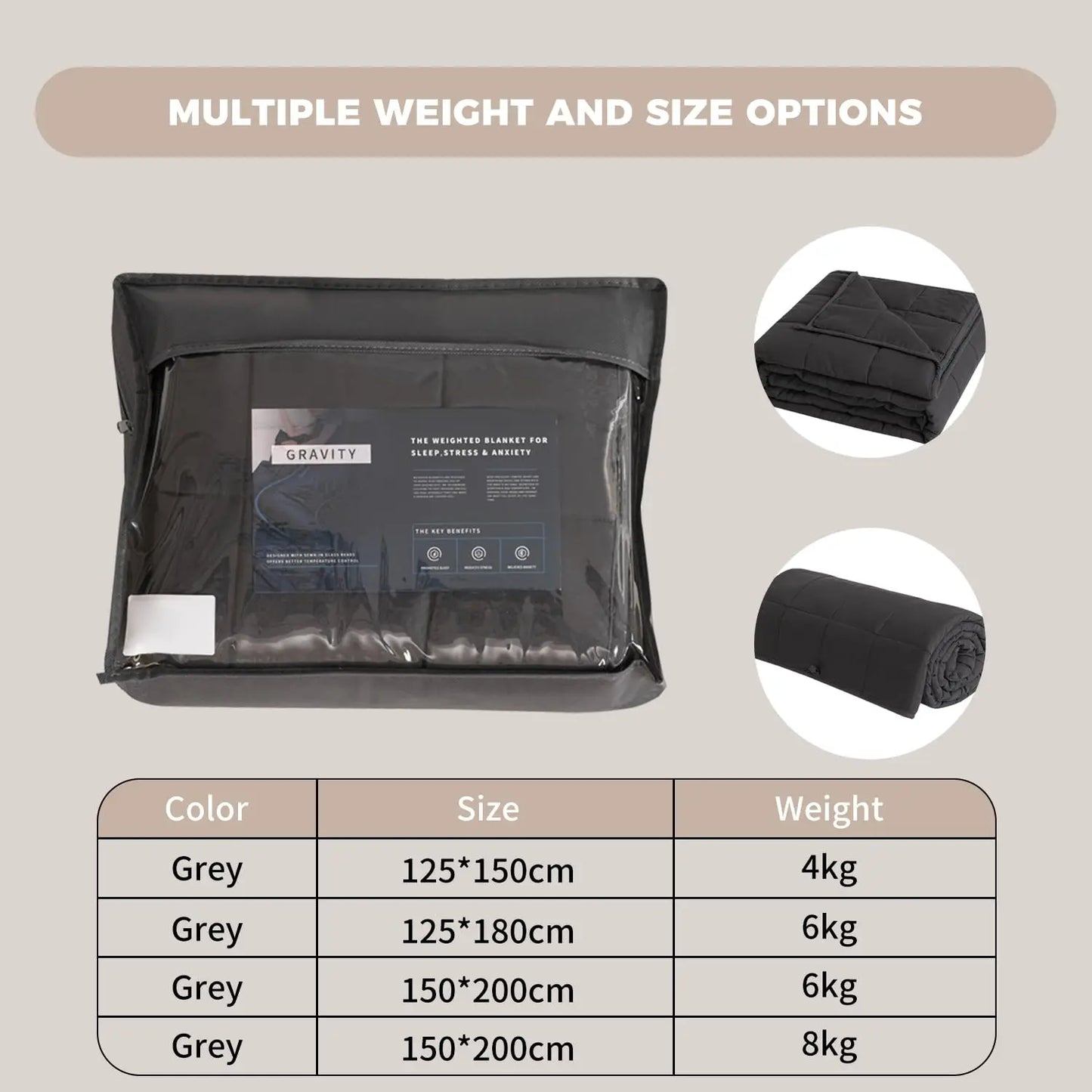 Zenttek DeepRest™ Weighted Comfort Blanket