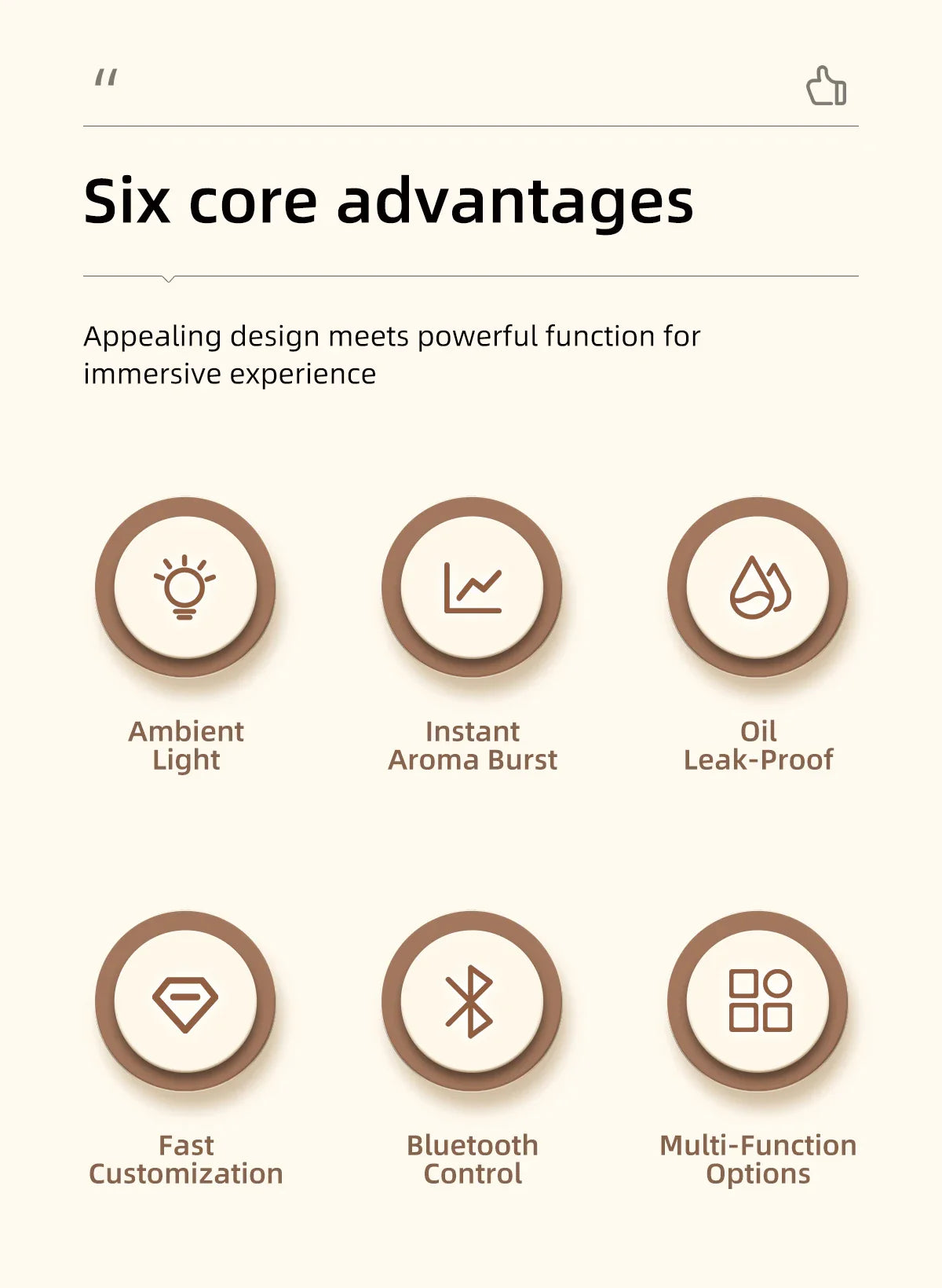 Smart Bluetooth Aroma Diffuser with Night Light