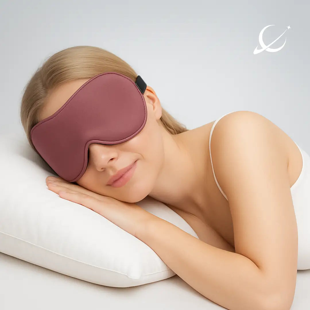 3D Padded Sleep Mask for Eyes | Light Blocking