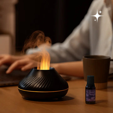 Volcanic Flame Aroma Diffuser Electric Humidifier