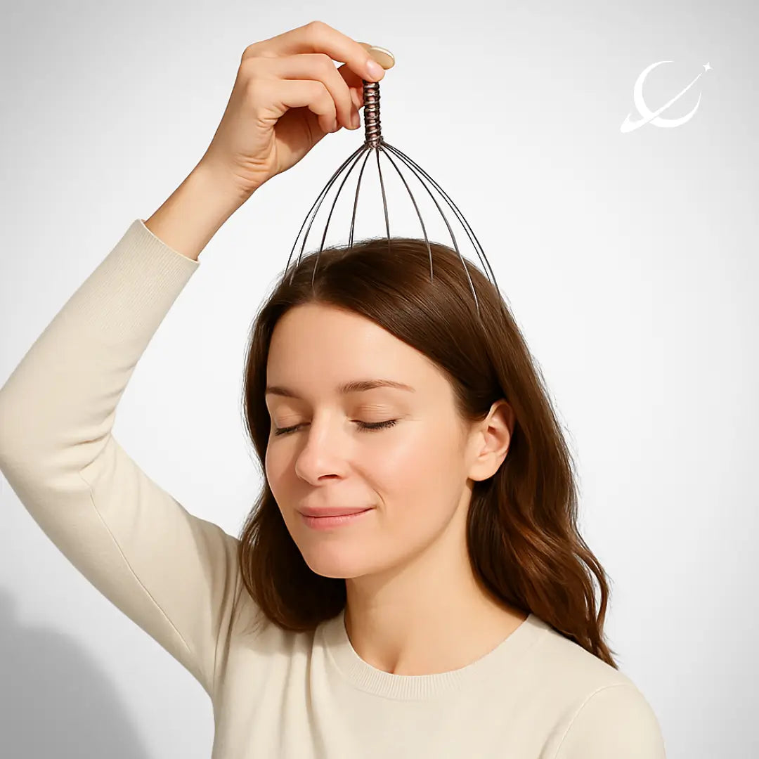 Octopus Head Massager for Relaxation