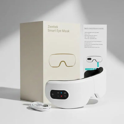Zenttek Smart Eye Relief: Thermal Massage & Bluetooth Therapy