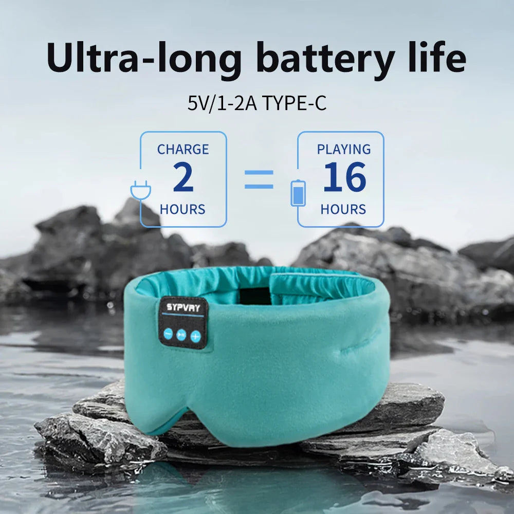 Bluetooth Sleep Mask with Adjustable Music