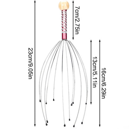 Octopus Head Massager for Relaxation