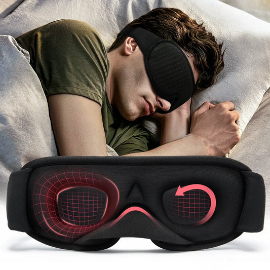 3D Sleep Mask Soft Eye Mask for Travel & Night