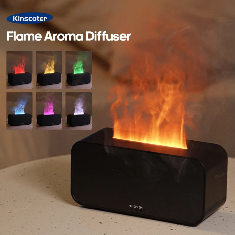 Colorful Flame Ultrasonic Aroma Diffuser