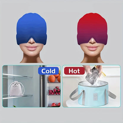 Gel Hot & Cold Head & Eye Mask for Sleep Relief