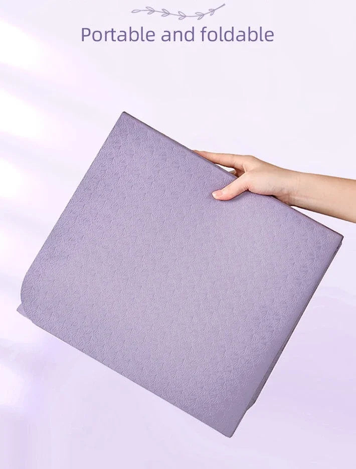 Foldable 8mm Yoga Nap Mat Portable Non-Slip Fitness Mat