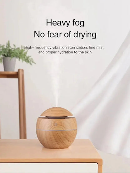 130ml USB Ultrasonic Essential Oil Diffuser