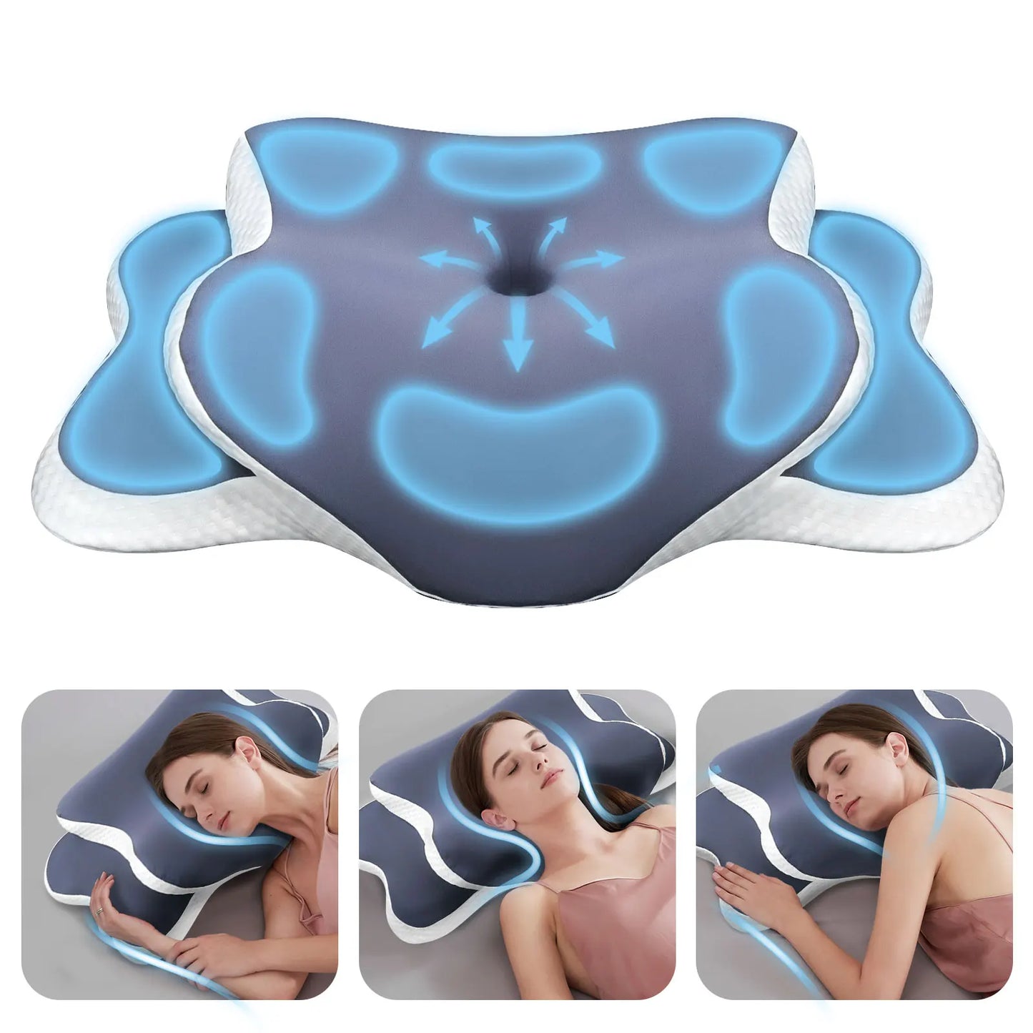 ErgoContour Memory Cervical Relief Pillow