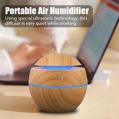 130ml USB Ultrasonic Essential Oil Diffuser