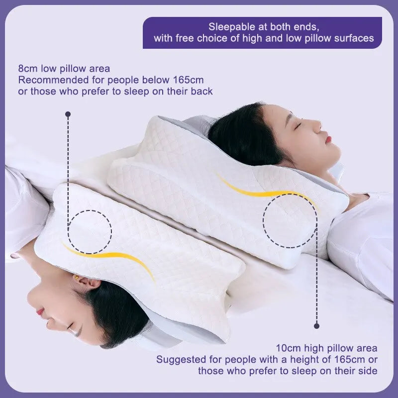 Butterfly Memory Foam Cervical Pillow