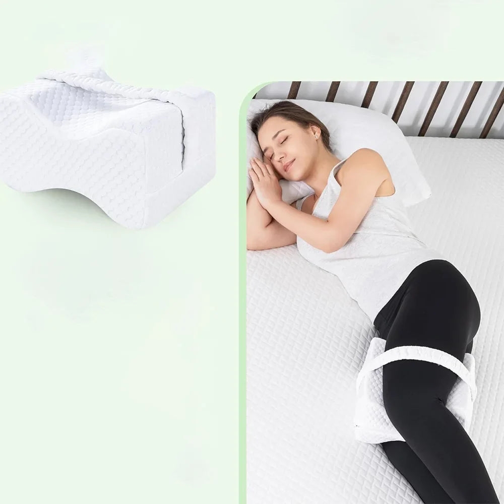 Memory Foam Knee Pillow for Side Sleepers