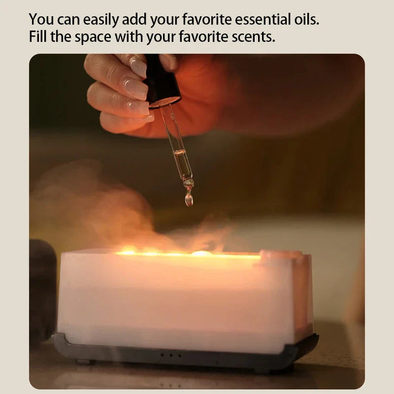 Colorful Flame Ultrasonic Aroma Diffuser
