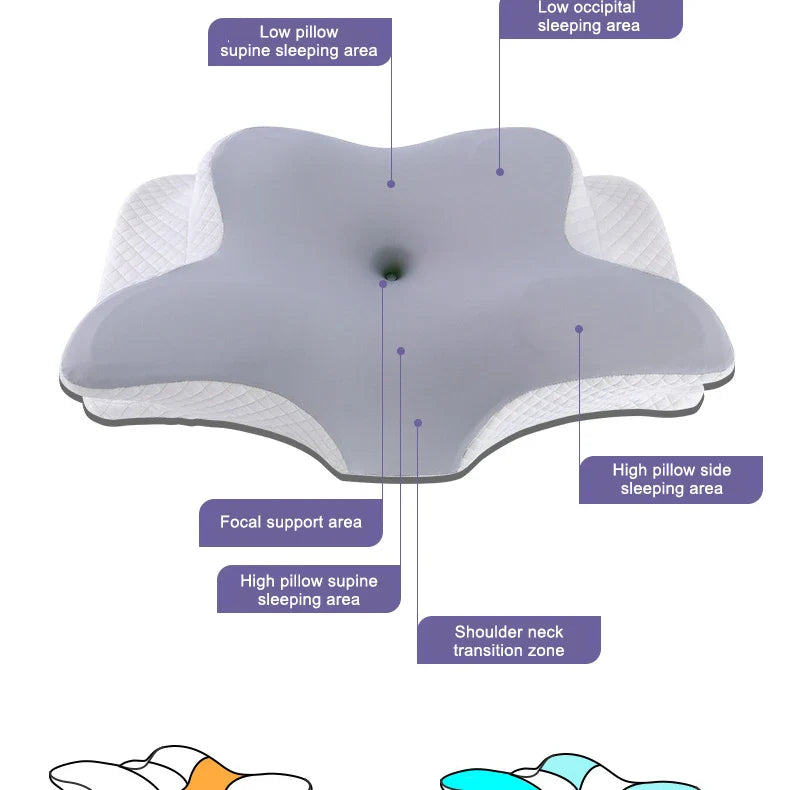 Butterfly Memory Foam Cervical Pillow