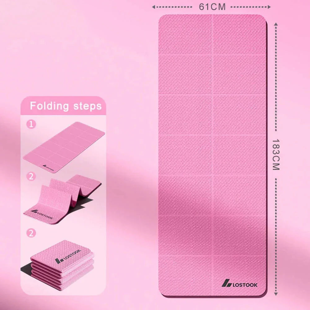 Portable TINSOL 4mm Yoga Mat Non-Slip