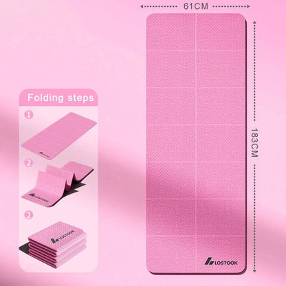 Portable TINSOL 4mm Yoga Mat Non-Slip