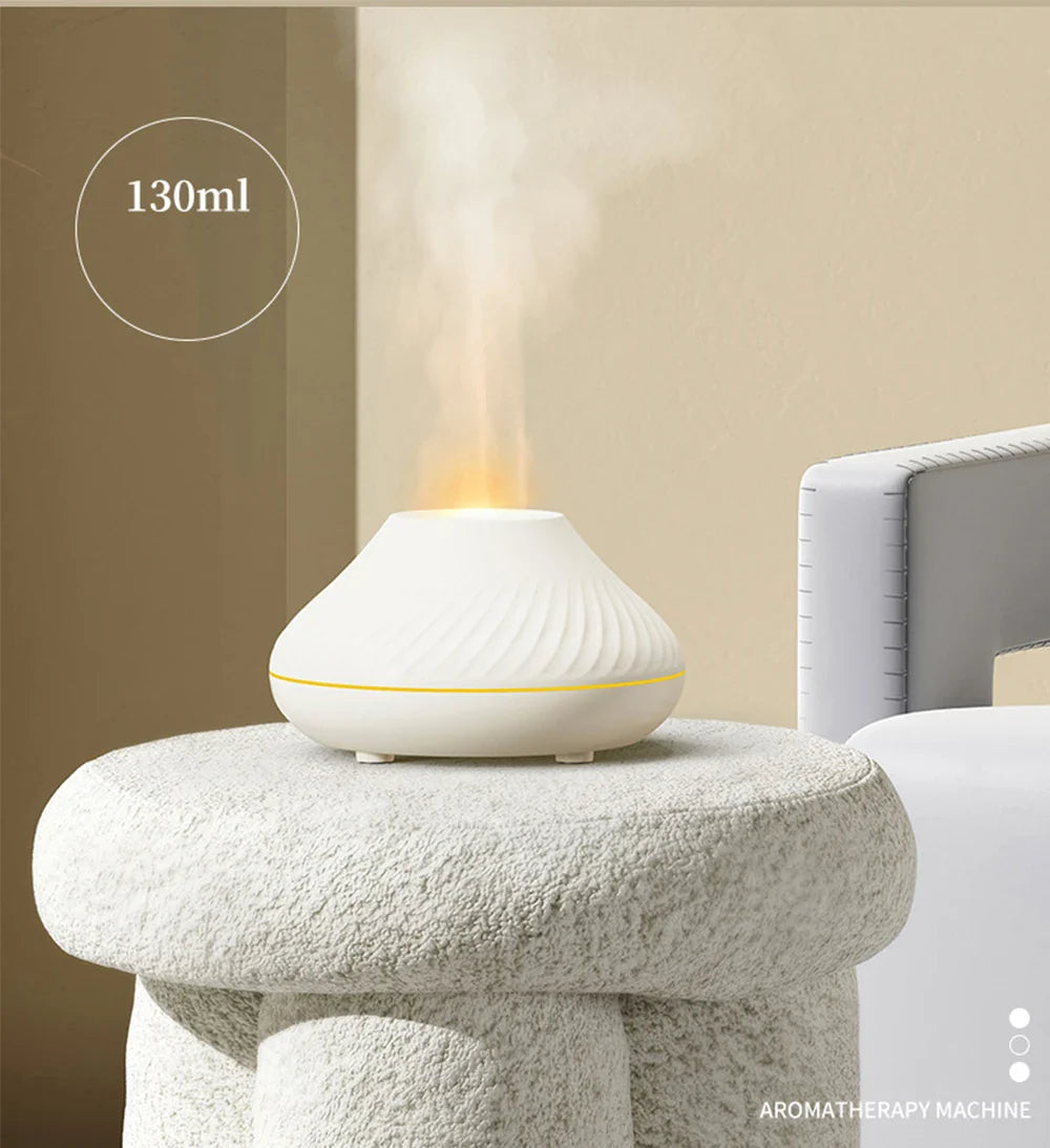 Volcanic Flame Aroma Diffuser Electric Humidifier