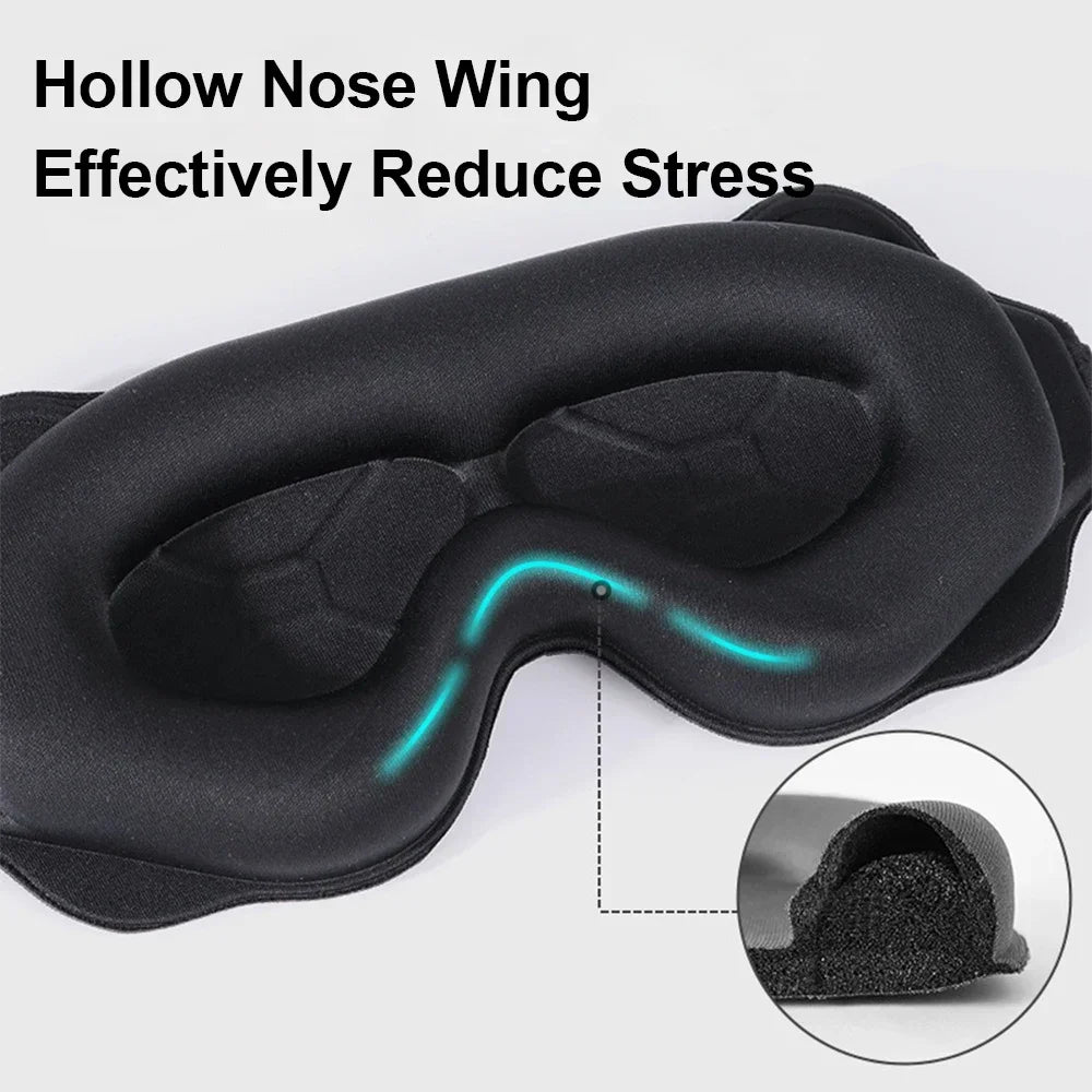 3D Padded Sleep Mask for Eyes | Light Blocking