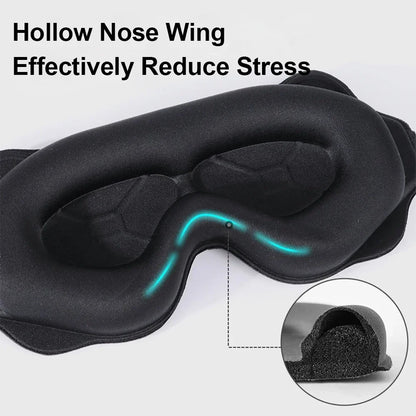 3D Padded Sleep Mask for Eyes | Light Blocking