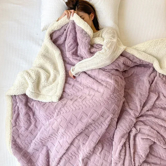 Lamb Velvet Winter Comfort Blanket