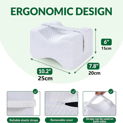 Memory Foam Knee Pillow for Side Sleepers