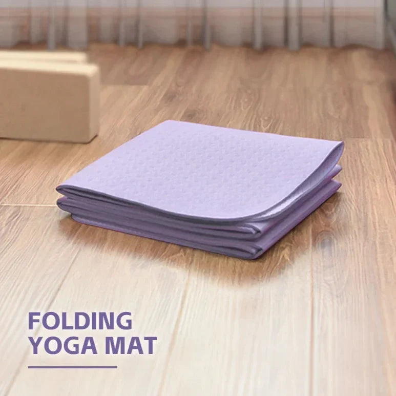 Foldable 8mm Yoga Nap Mat Portable Non-Slip Fitness Mat