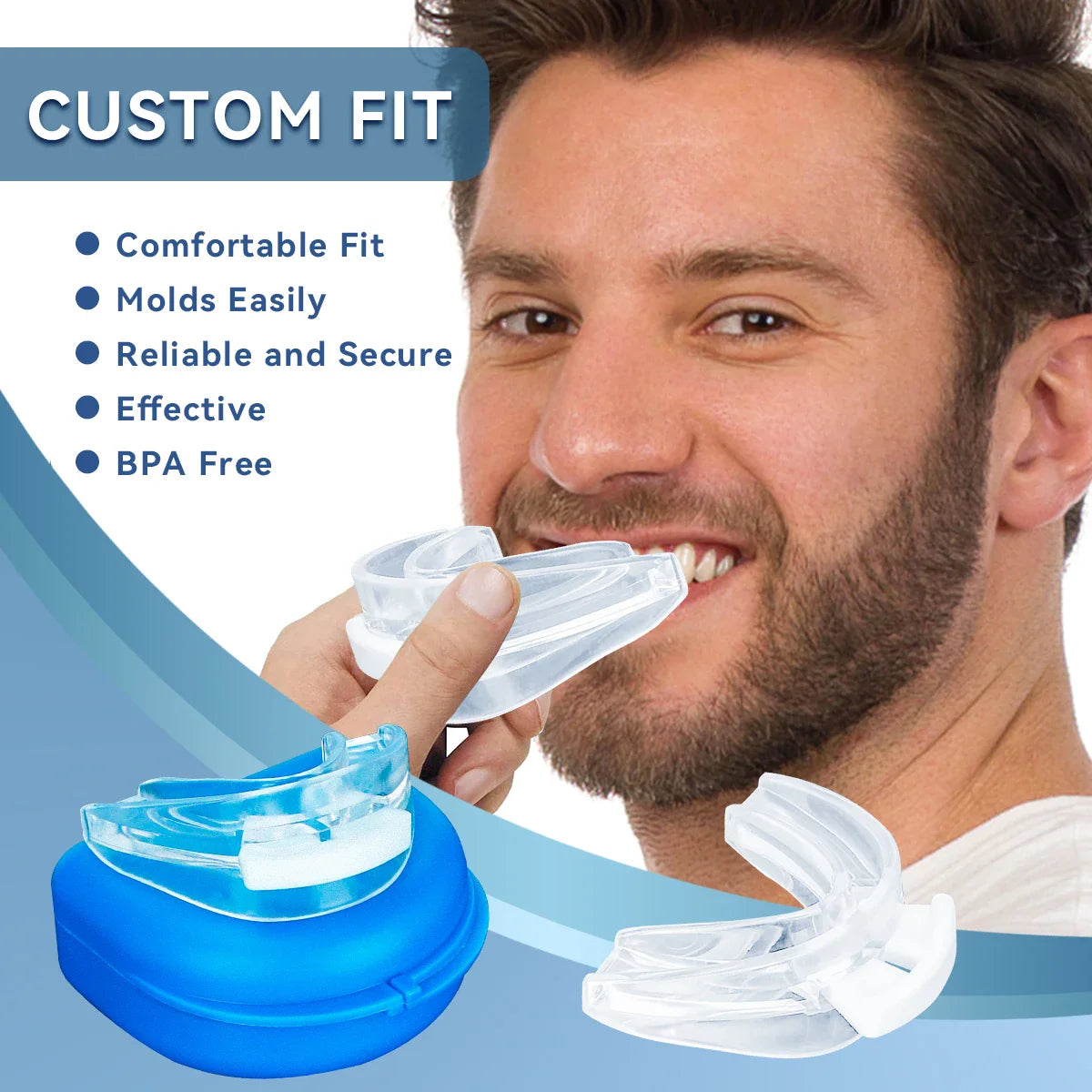Adjustable Anti-Snoring Mouth Guard for Sleep