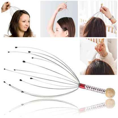 Octopus Head Massager for Relaxation