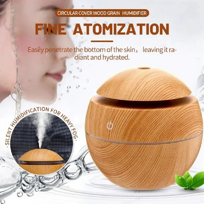 130ml USB Ultrasonic Essential Oil Diffuser