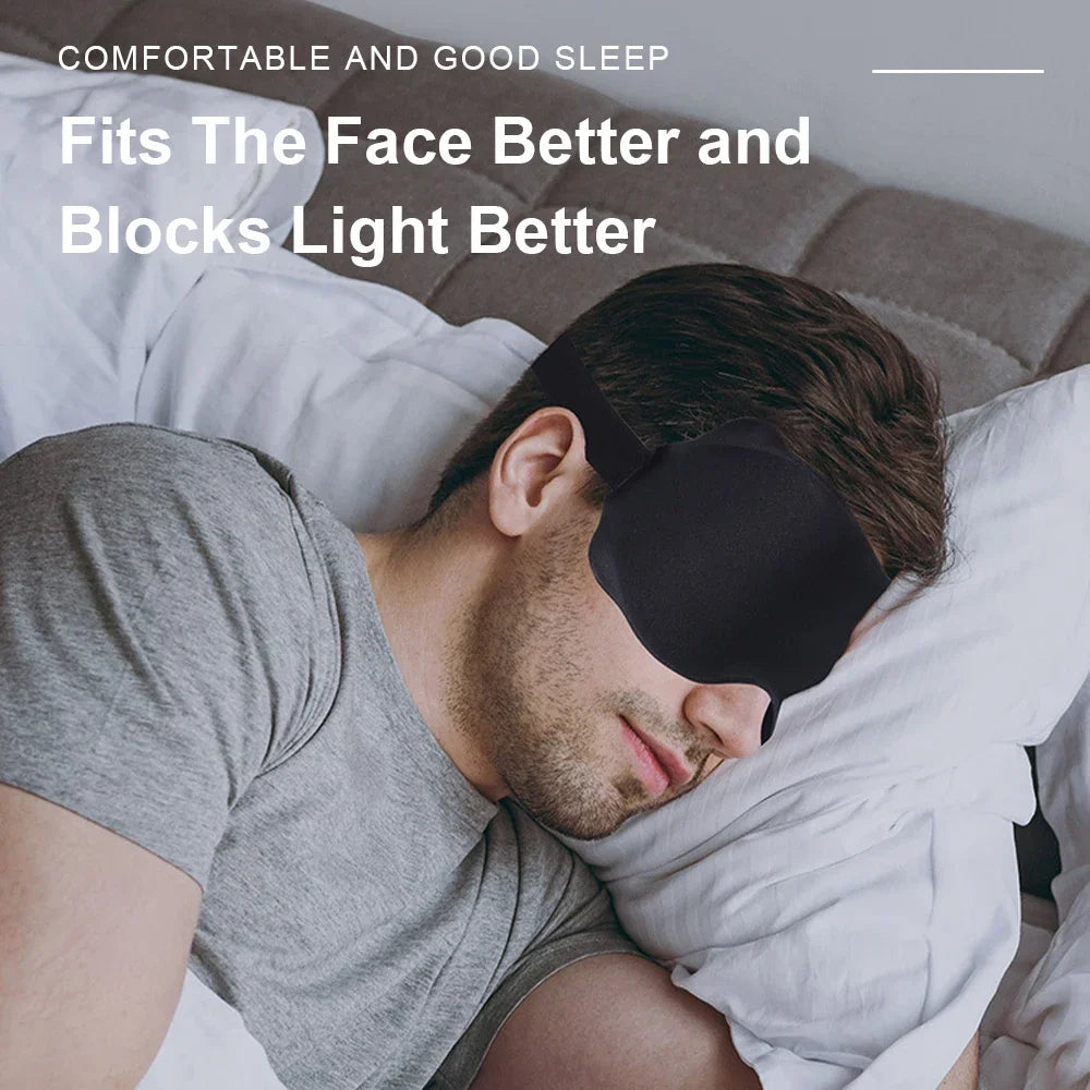 3D Padded Sleep Mask for Eyes | Light Blocking