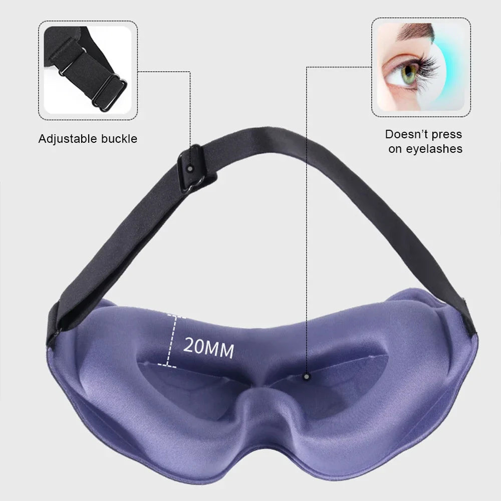 3D Padded Sleep Mask for Eyes | Light Blocking