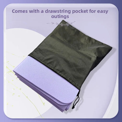 Foldable 8mm Yoga Nap Mat Portable Non-Slip Fitness Mat