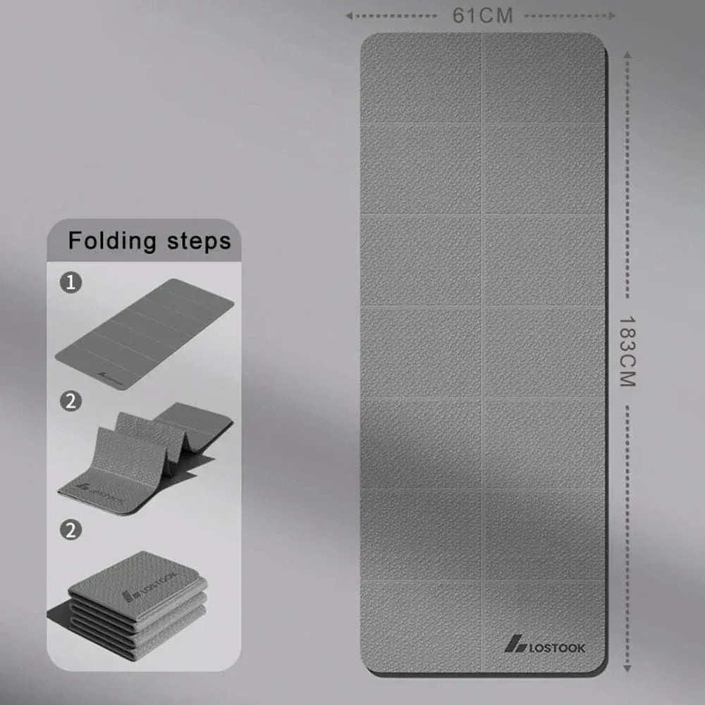 Portable TINSOL 4mm Yoga Mat Non-Slip