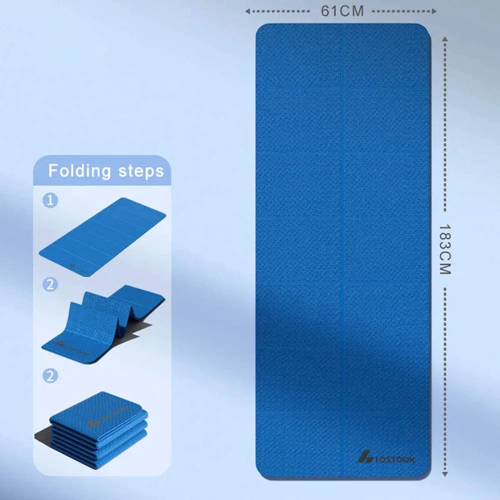 Portable TINSOL 4mm Yoga Mat Non-Slip