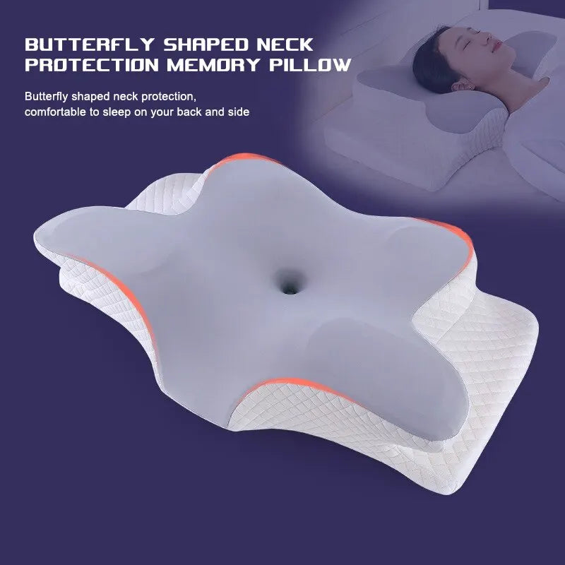 Butterfly Memory Foam Cervical Pillow