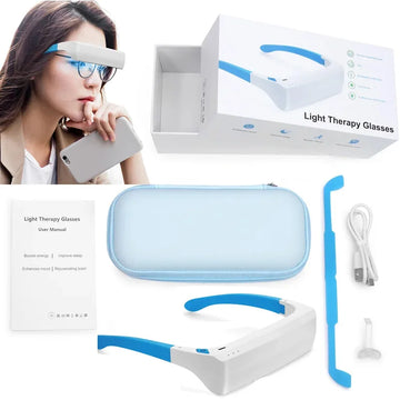 Wearable SAD Therapy Glasses with LED Light
