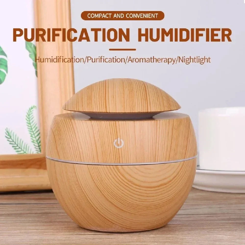 130ml USB Ultrasonic Essential Oil Diffuser