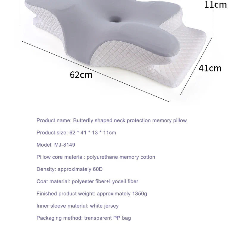 Butterfly Memory Foam Cervical Pillow