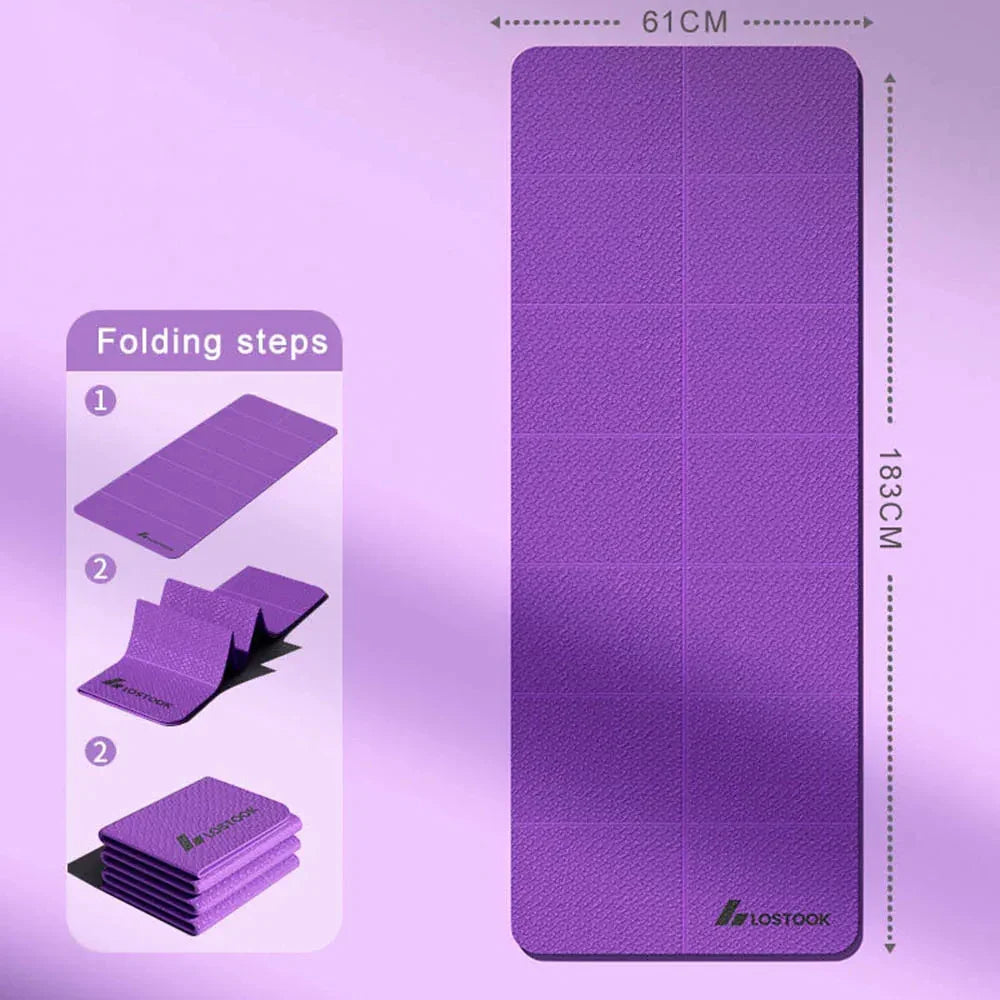 Portable TINSOL 4mm Yoga Mat Non-Slip