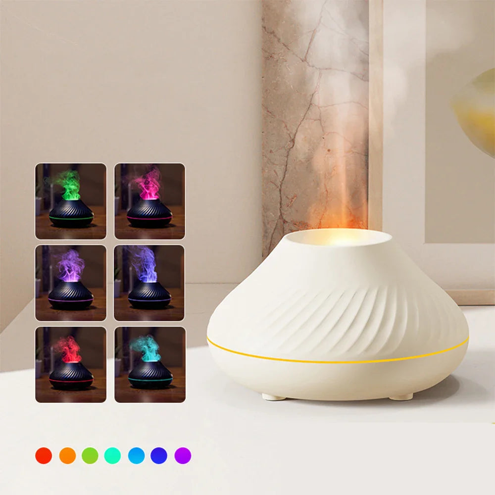 Volcanic Flame Aroma Diffuser Electric Humidifier