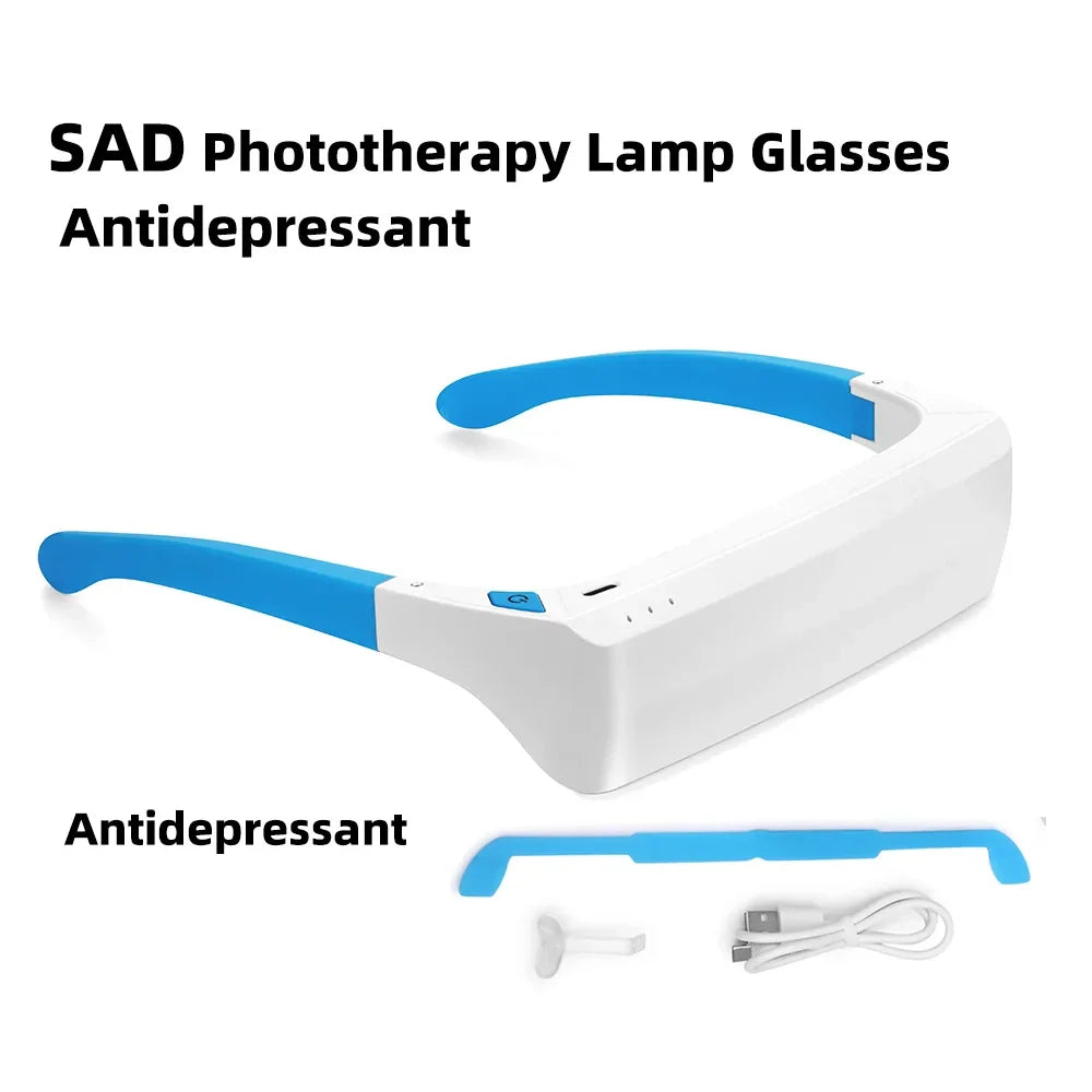 Wearable SAD Therapy Glasses with LED Light