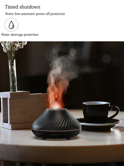 Volcanic Flame Aroma Diffuser Electric Humidifier