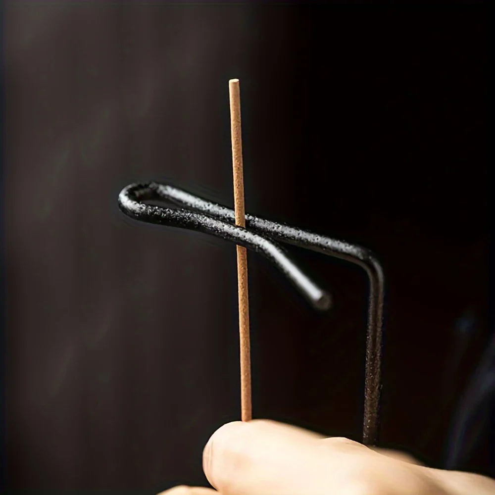 Upside Down Incense Burner Wooden Base