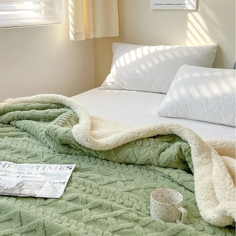 Lamb Velvet Winter Comfort Blanket
