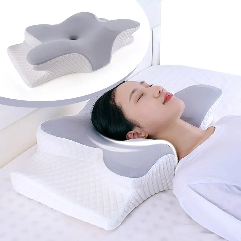 Butterfly Memory Foam Cervical Pillow
