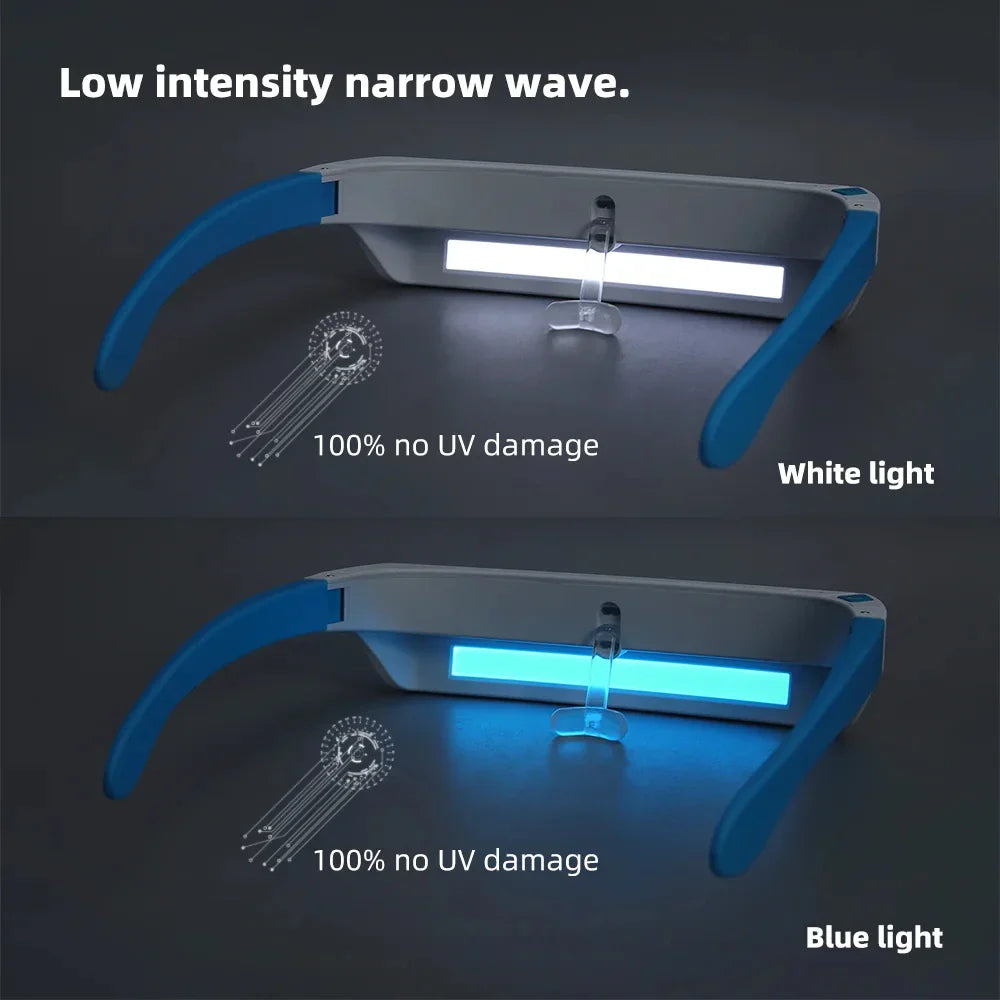 Wearable SAD Therapy Glasses with LED Light