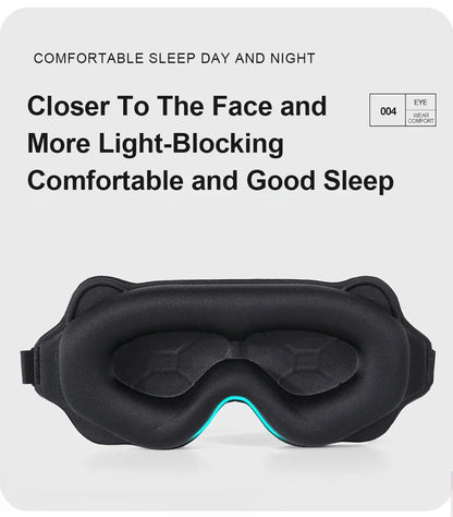 3D Padded Sleep Mask for Eyes | Light Blocking