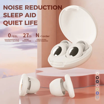 Quiet Sleep Ear Plugs Soft Reusable Noise Protection